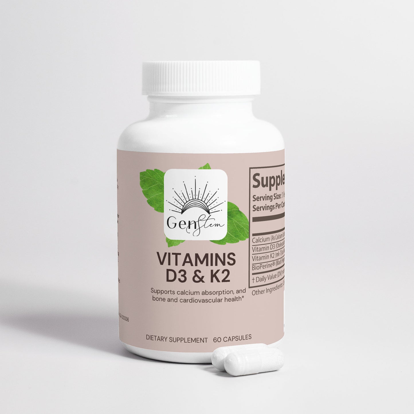 Vitamins D3 & K2